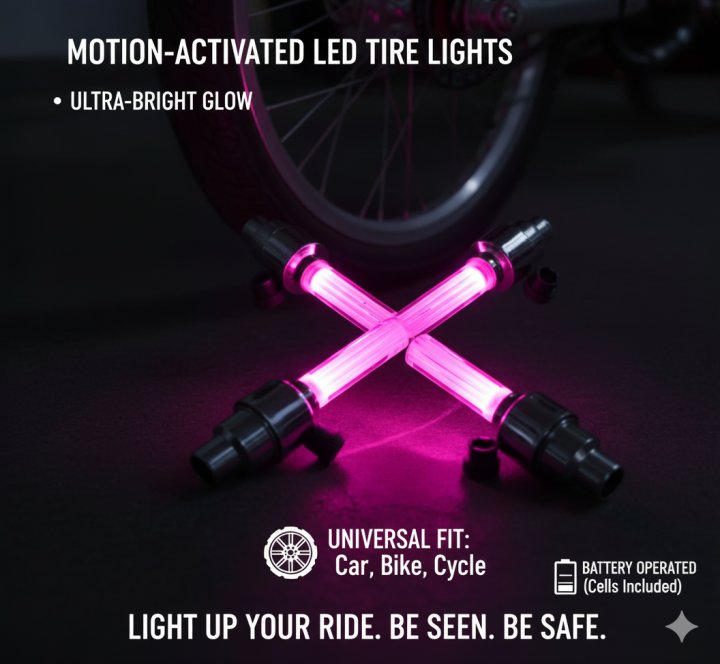 Wheel nozel cover lights pair bike wheel light car wheel light, wheel cap light