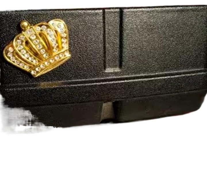 Metal Logo For Motor bike and Car (Golden Crown With Diamond)