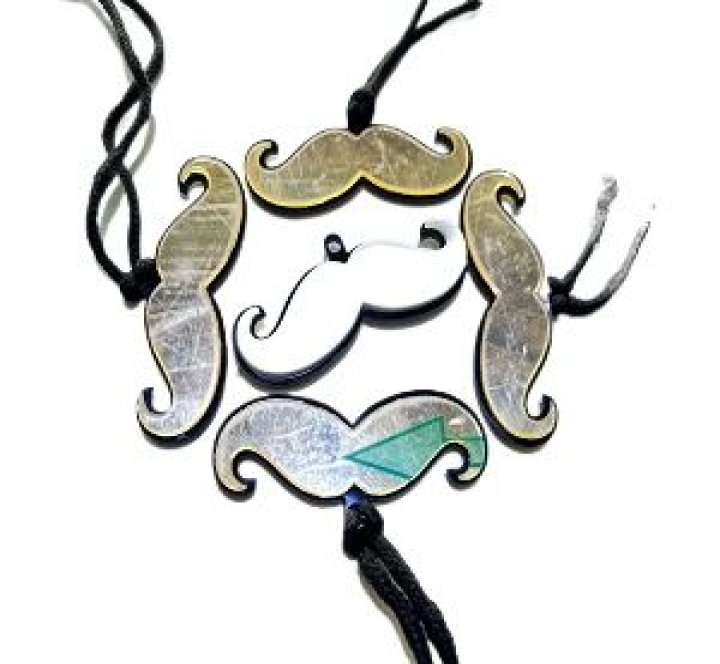 Mooch For Bike and Car Moustache Golden & Black