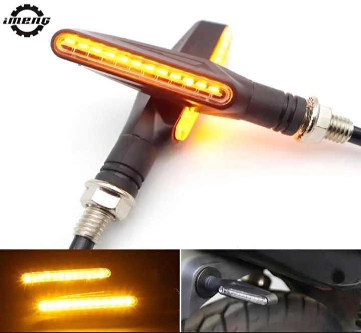 (2 pcs) Audi stlye indicator for all bikes | cg 125 | 70cc bikes full flexible indicator