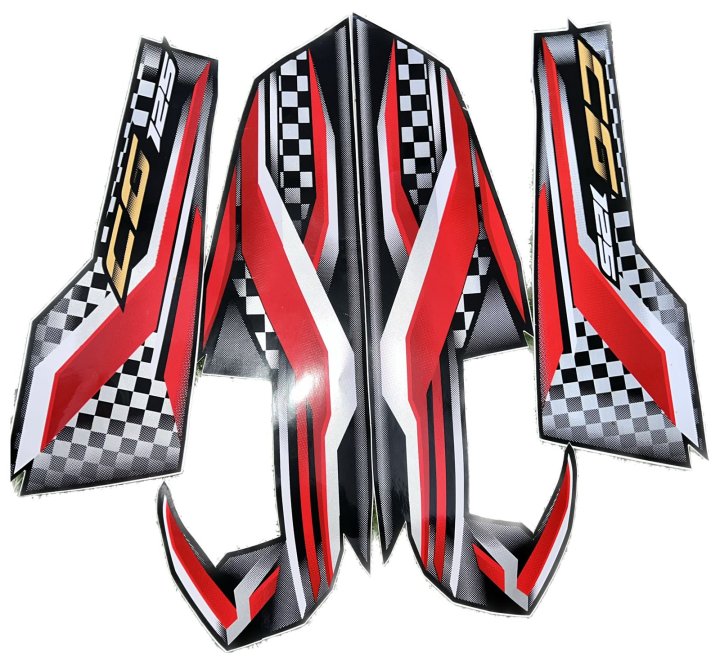 Sticker 2024 Model for Honda CG_125 (COMPLETE SET)