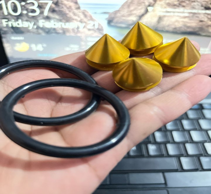 chain cover fancy nut and handle fancy nut set 2 in 1 for 70 and 125 bikes