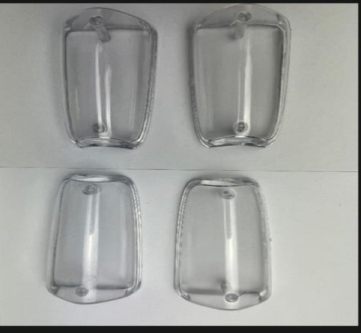 4 Indicator Cover Crystal ( Original Quality) White Indicator Cover For 70, Pridor, CB 150, Suzuki Bike