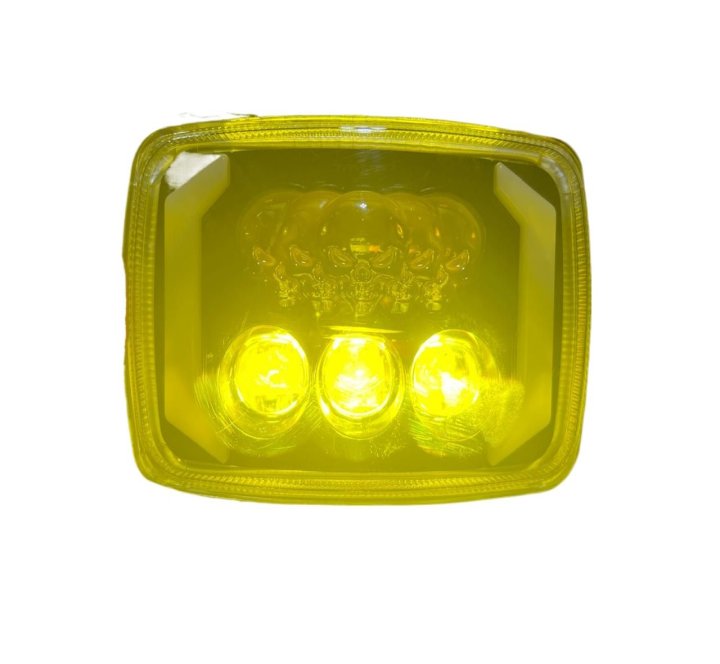 Skull Design Triple Lens LED Motorcycle Headlight - Unique Style
Fancy Bike Skull LED Headlight for 70cc/125cc Motorcycles - Original Fitting,
Distinctive Skull Motif LED Headlamp - High Brightness
Motorcycle Square LED Headlight with Skull Design -