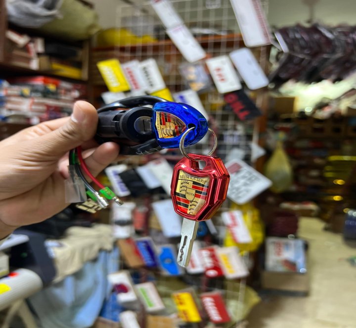 Bike Honda 125 Start Switch with Computerized Porshe Key