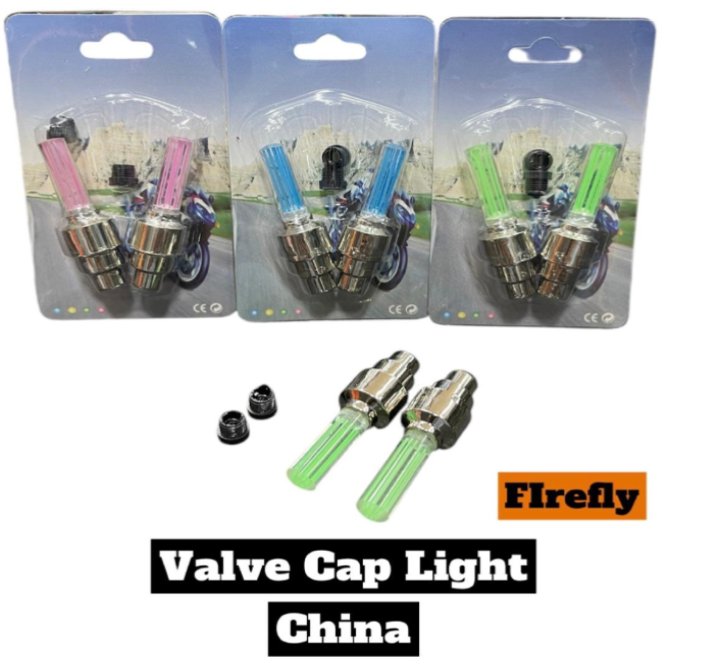 2Pcs Bicycle Bike Car Tire Tyre Wheel Valve Caps LED Flash Light