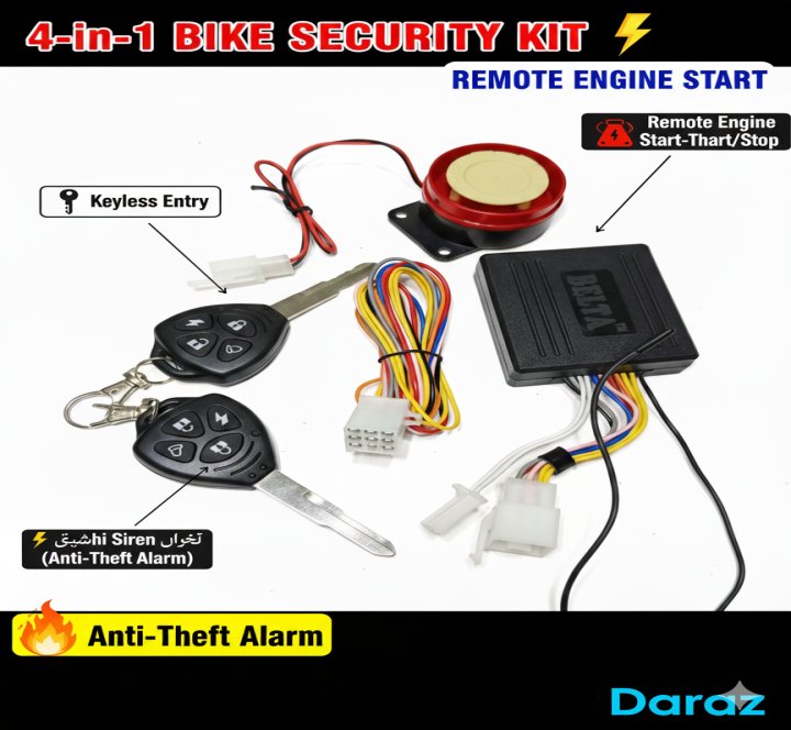 Anti Theft Security Alarm System for Motorcycle 70cc / 125cc alarm system for universal