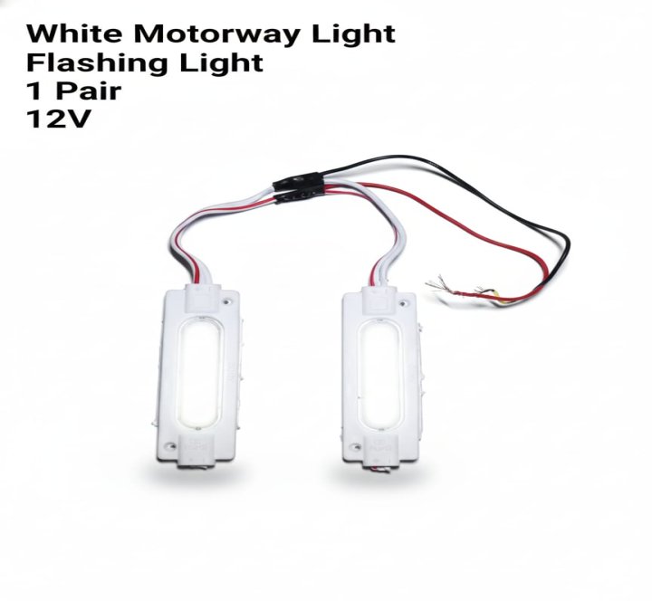 WHITE Motorway Dolphin Small Body Extreme Bright LED WHITE Lamp DC 12v For Car Motorcycle Bumper Signal
