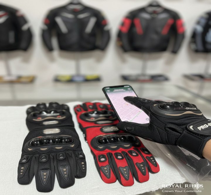 Motorcycle Riding Gloves ? Full Finger, Touch Screen, Hard Knuckle Protection, Breathable & Anti-Slip