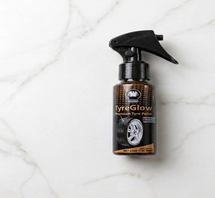 Tyre Glow Spray Universal High-End Wet-Look Tyre Polish #TyreGlow #TyreShine #MotorcycleDetailing #CarCare #BikeModification